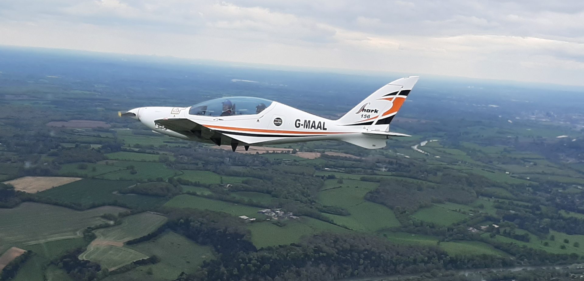 G-MAAL on the way to the Popham Trade Fair